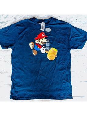 NWT Unisex Adult XXL Nintendo Mario Brothers Graphic SS TShirt 2015